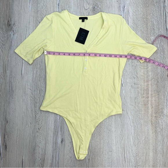 ATM Yellow Short Sleeve Bodysuit - Picture 7 of 8